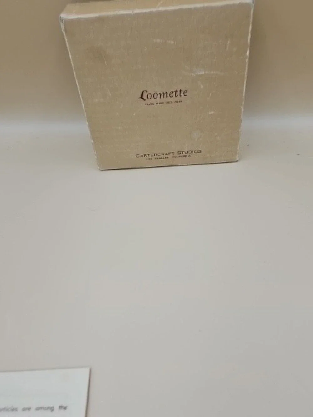 N/A vintage loomette