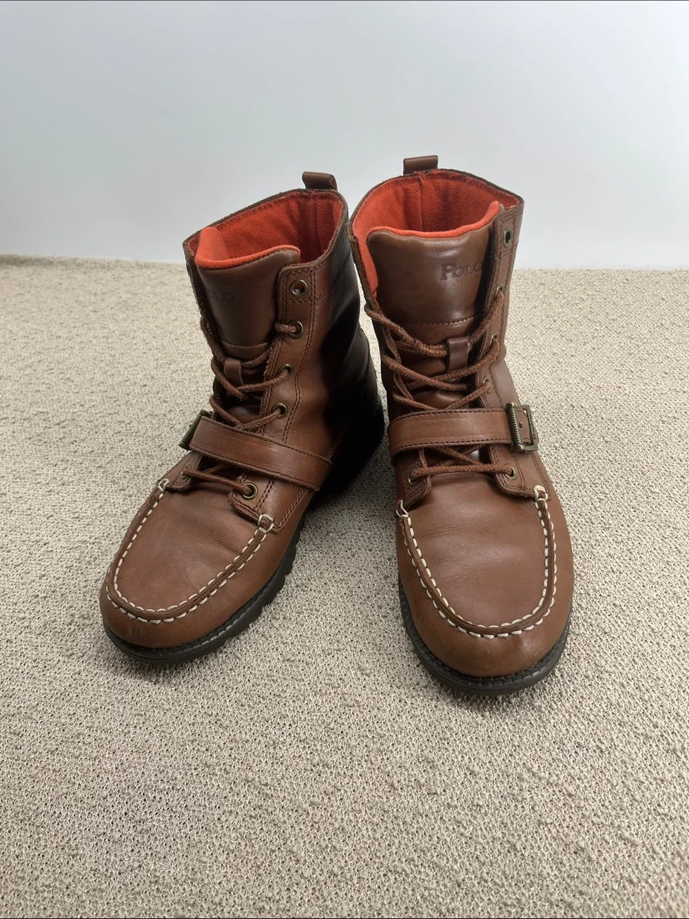 Polo Ralph Lauren lace adjustable embossed