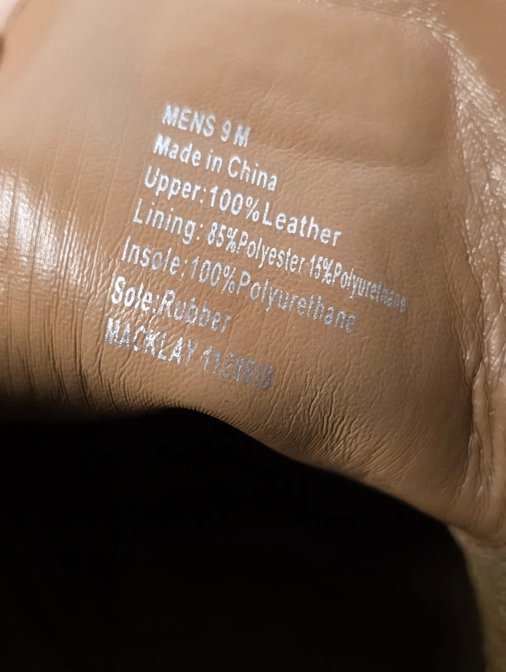 Aldo macklay leather