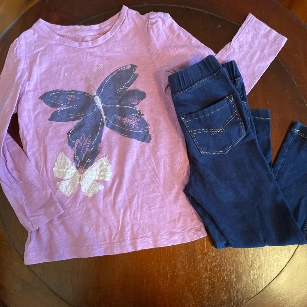 GAP outfit purple