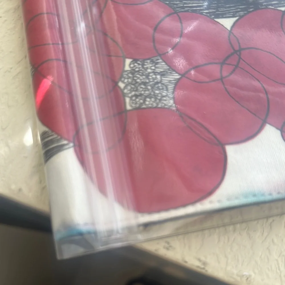 Floral Poppy Notebook Cover — Pink