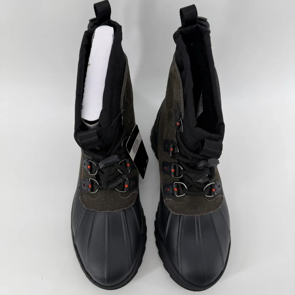 Sorel Scout 87 XT WP Mens 13 Black Quarry Waterproof Insulated Winter Boots‎ NEW
