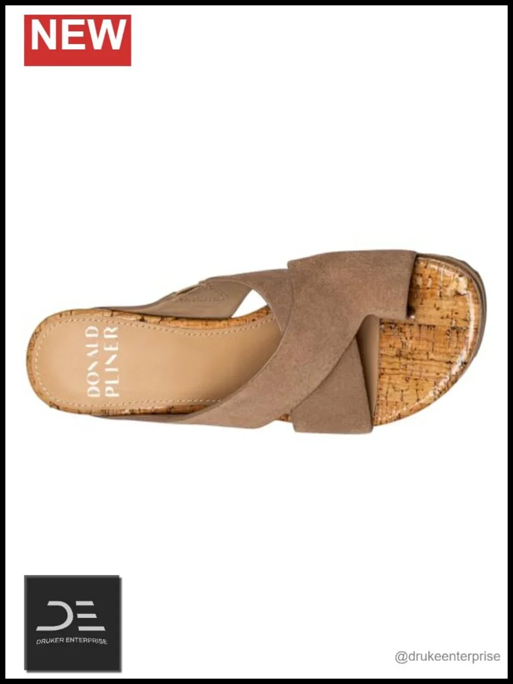 Women's Platform Wedge Sandals with Toe Ring - Comfortable Heeled Sandals