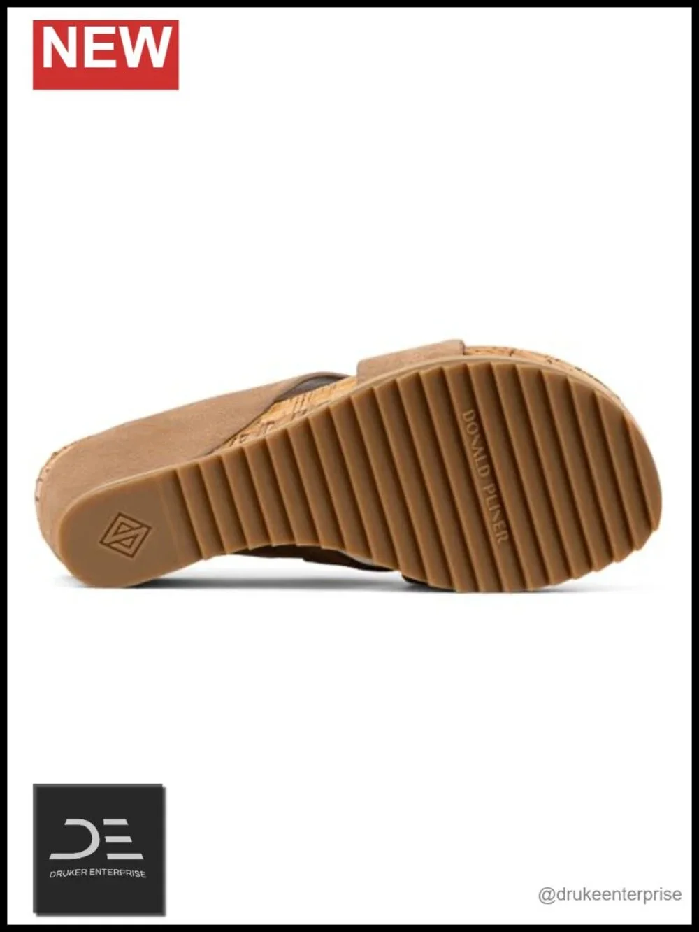 Women's Platform Wedge Sandals with Toe Ring - Comfortable Heeled Sandals