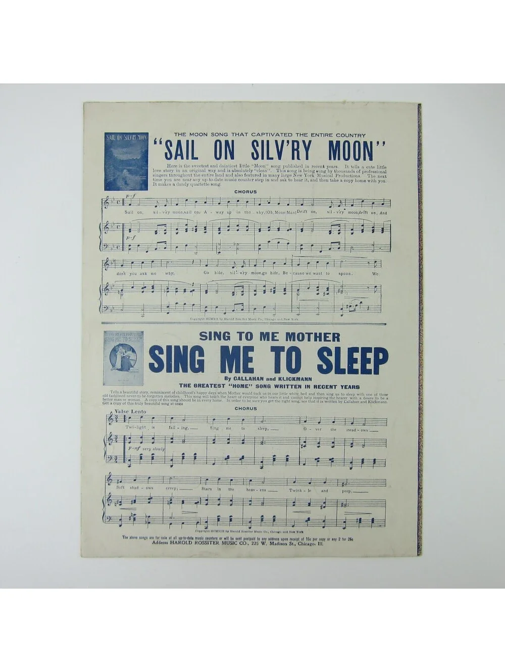 Sheet Music I'm Going Back To Carolina Train Summers & Morris Cover Antique 1913