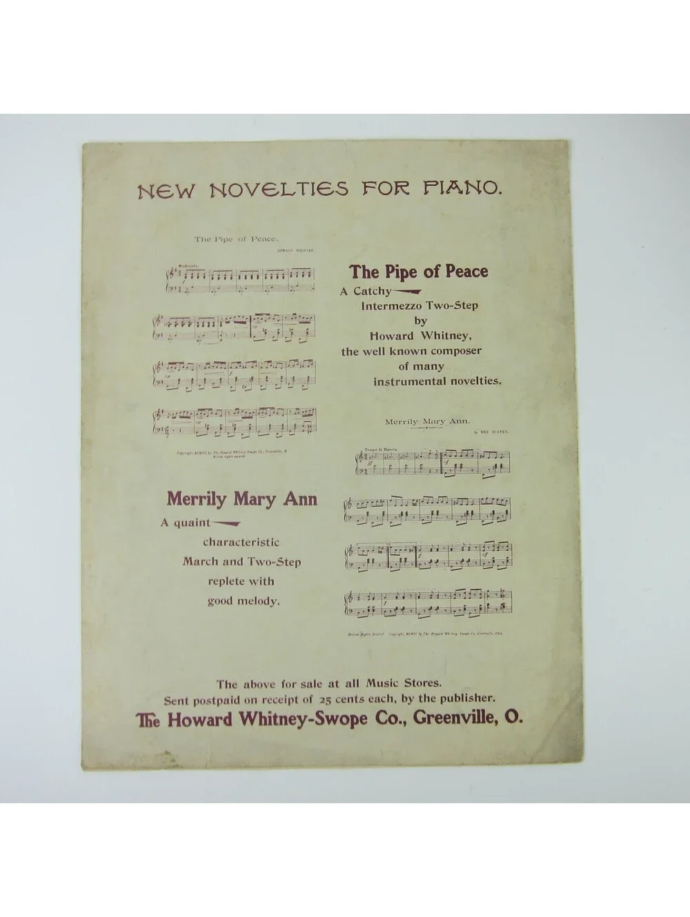 N/A sheet music