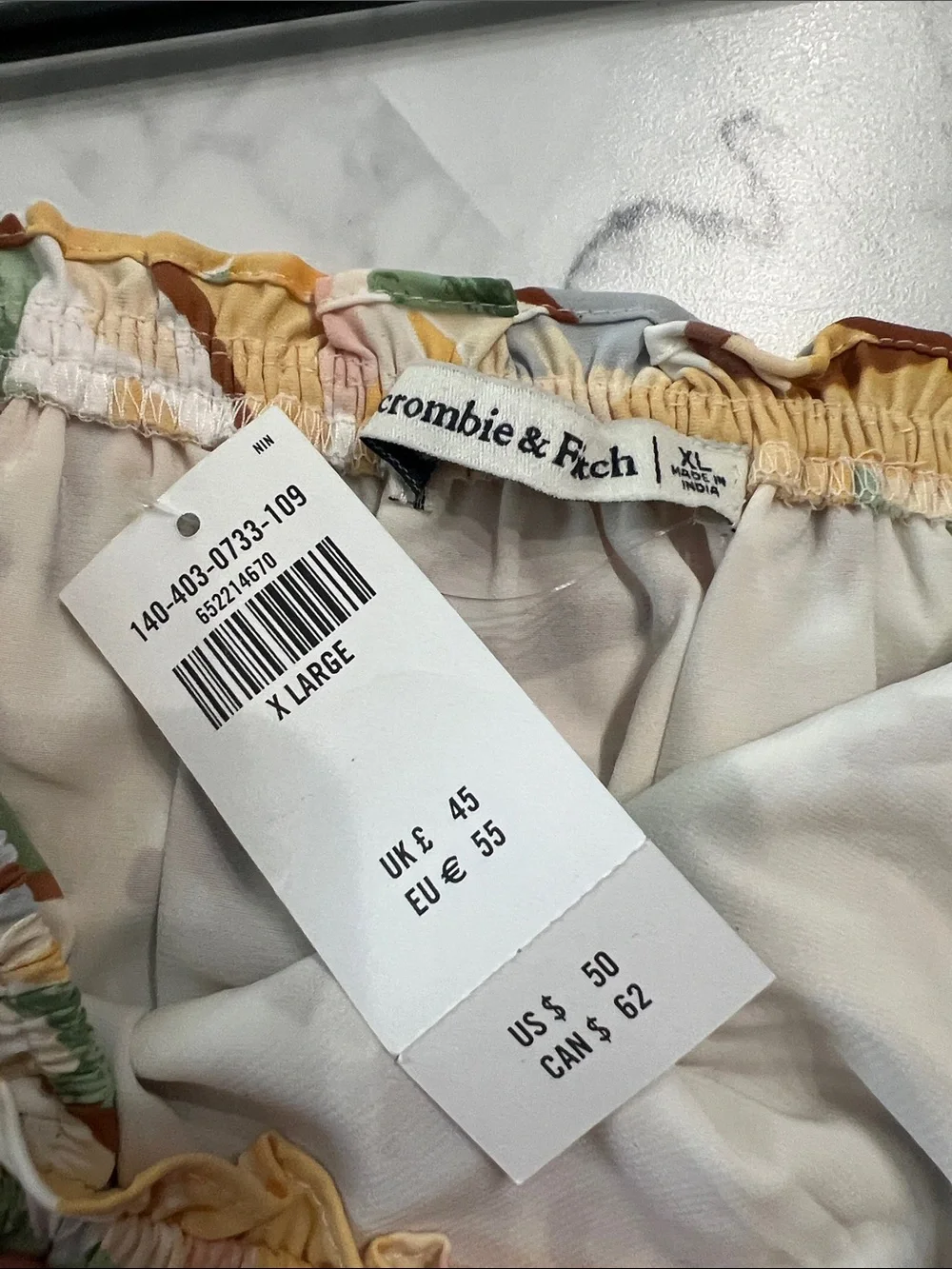 Abercrombie & Fitch smocked bodice