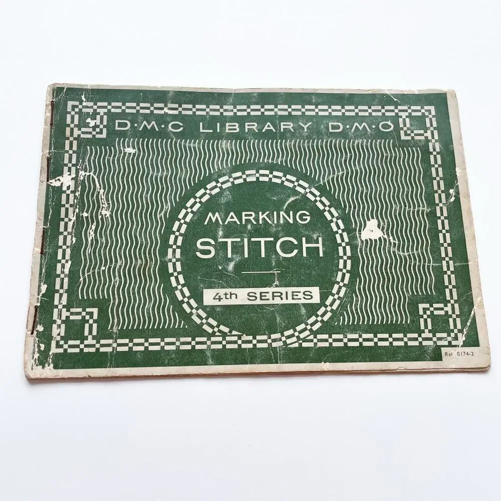 DMC Library Marking Stitch 4th Series Vintage Embroidery Book
