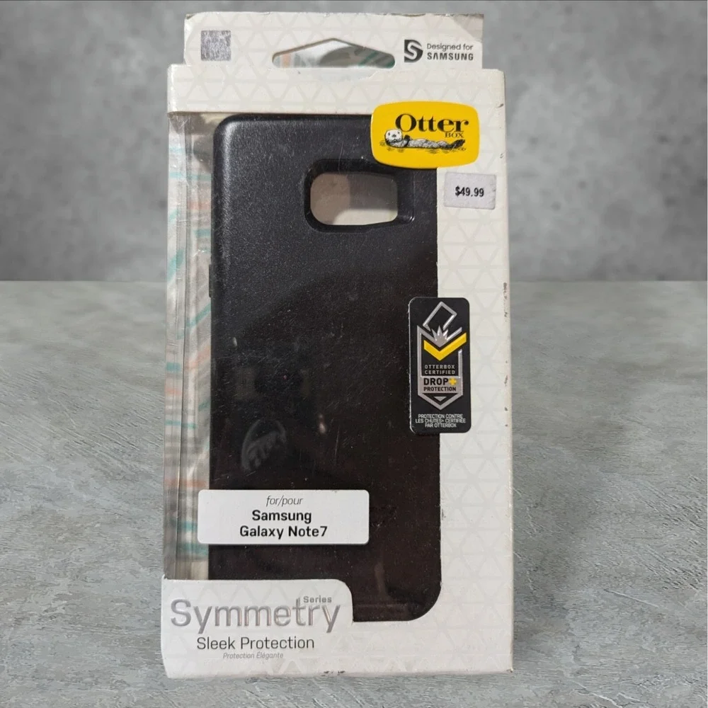 Y2. Otterbox Symmetry Series Phone Case‎ For Samsung Galaxy Note7 Black