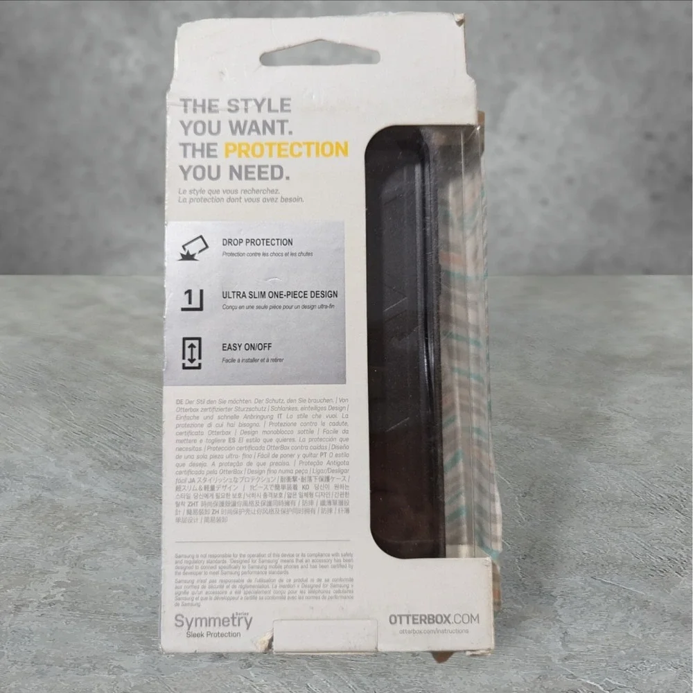 Y2. Otterbox Symmetry Series Phone Case‎ For Samsung Galaxy Note7 Black
