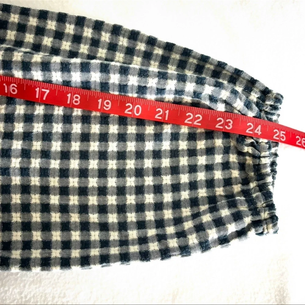 Madewell gingham blouse