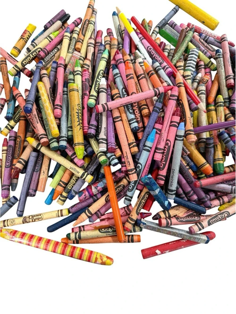 Crayons Crayons And More Crayons - Bulk Bag Of Vintage Misc Crayons