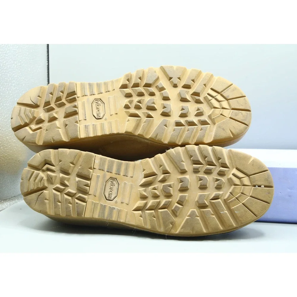 Belleville 790 ST Tan Suede Steel Toe Waterproof Combat Flight Boots 5.5 W USA