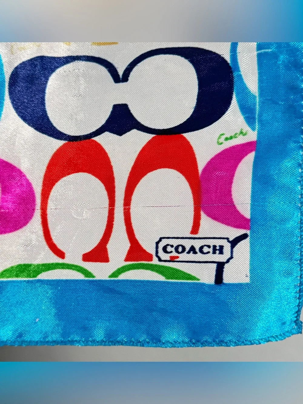 Coach multicolor signature