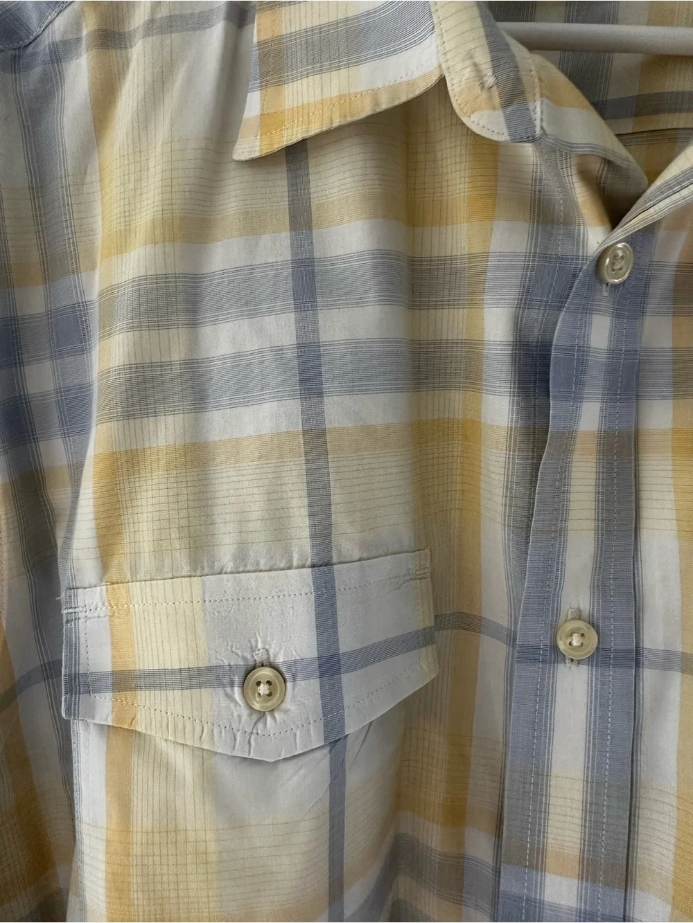 Banana Republic lightweight plaid