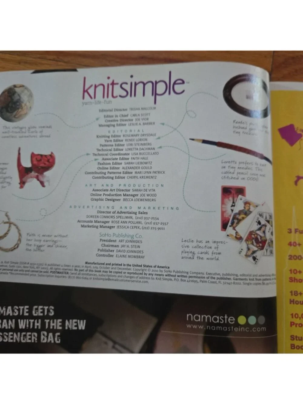 Knit Simple Magazine Fall 2010 sweater, thrown, afghan