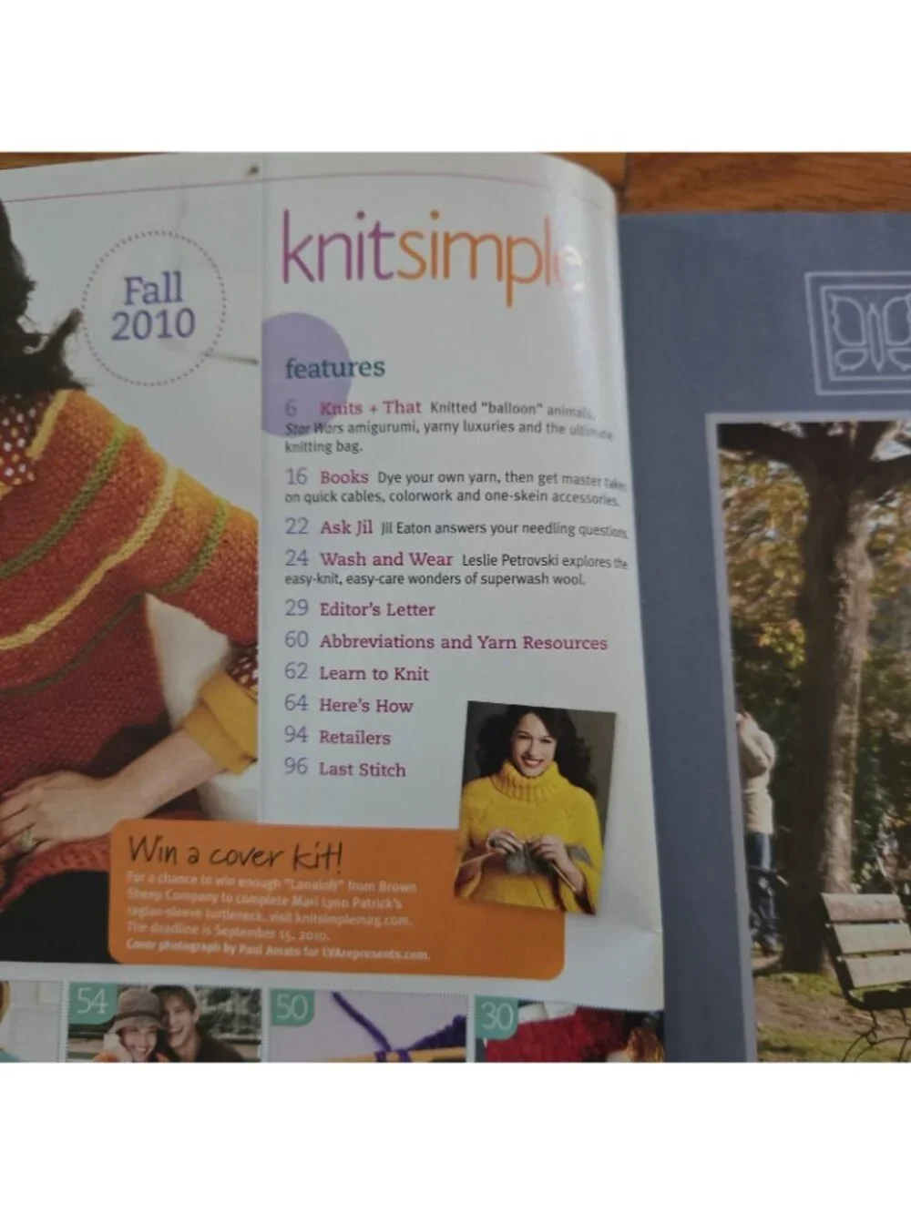 Knit Simple Magazine Fall 2010 sweater, thrown, afghan