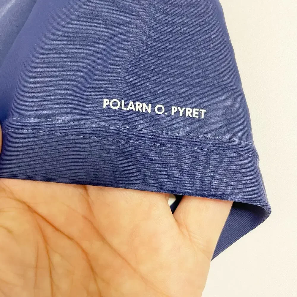 New! Polarn O. Pyret Blue Striped Swim Shorts