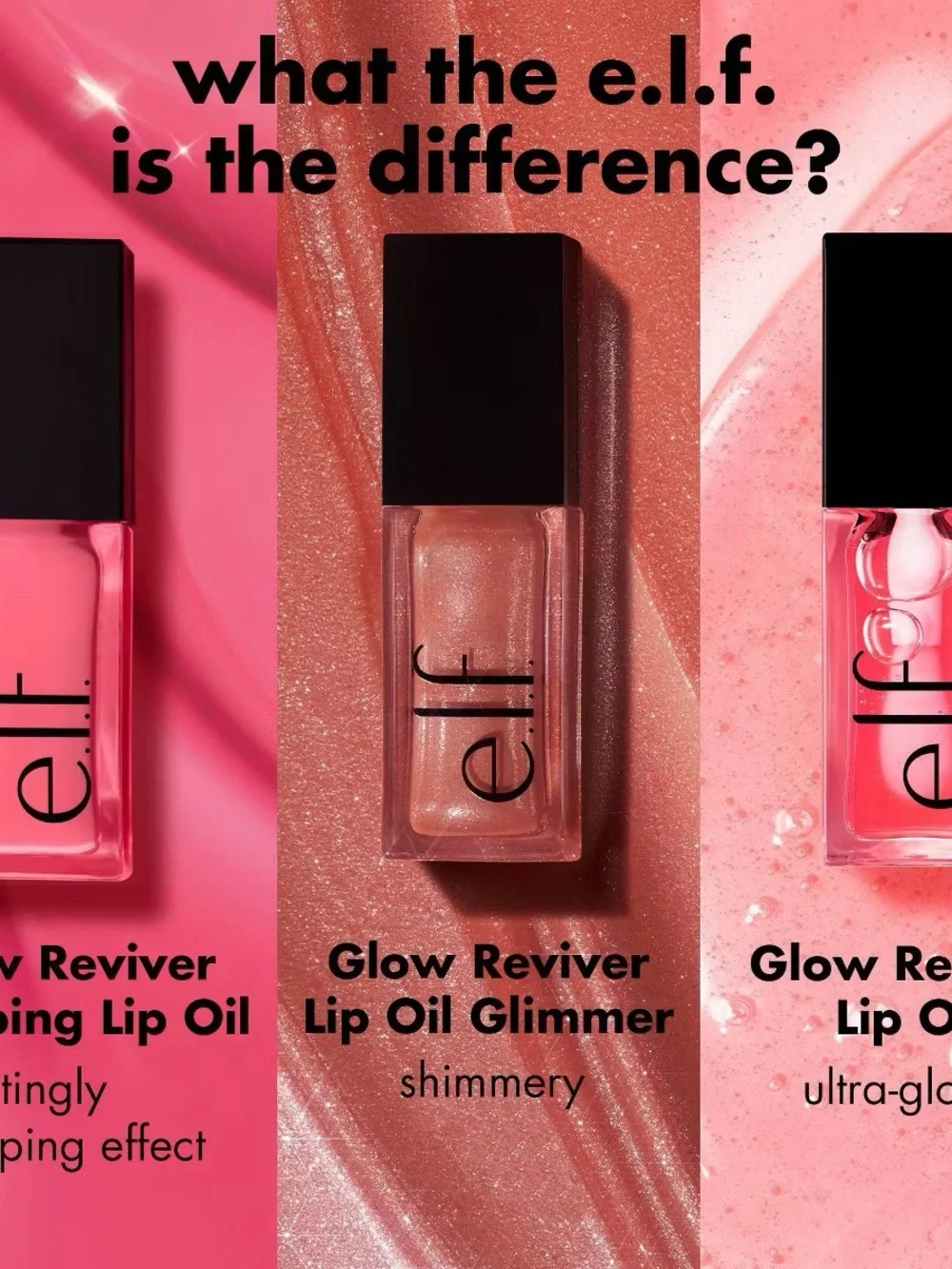 ELF oil finish plumping