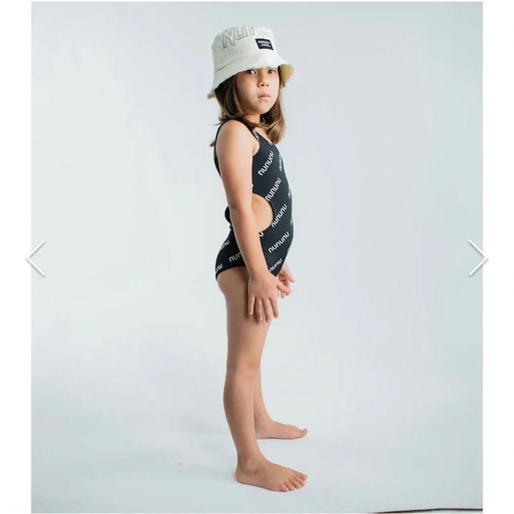 White Bucket Hat with Logo