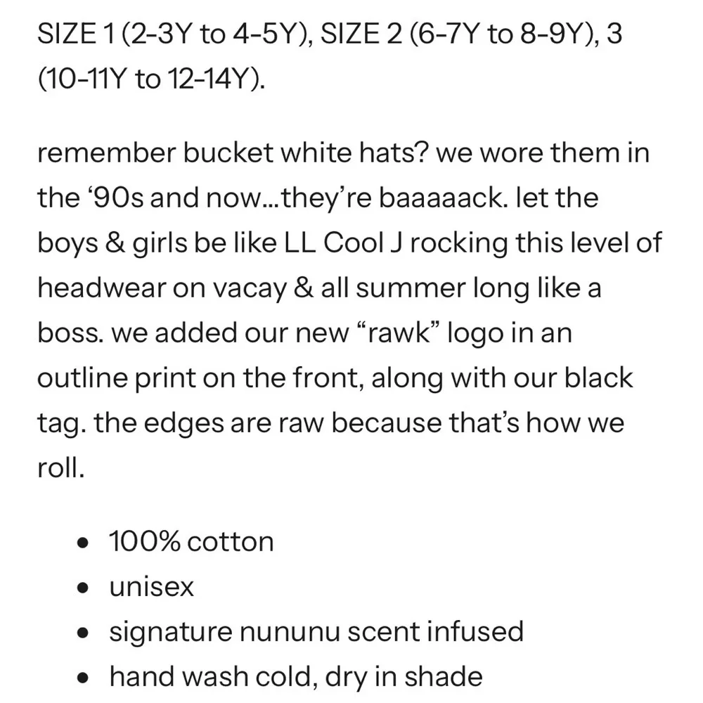 White Bucket Hat with Logo