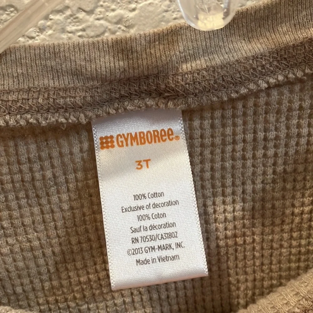 Gymboree waffle weave tee 3t