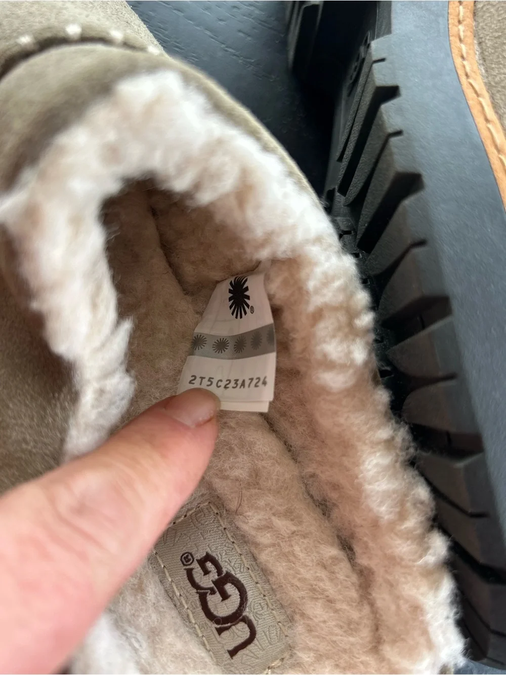 UGG suede upper