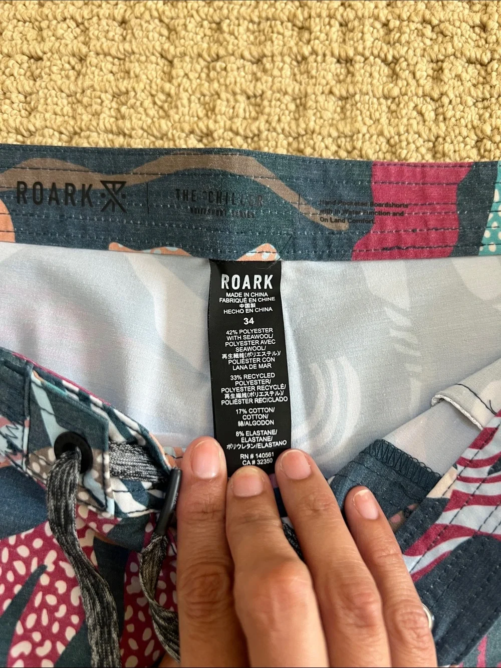 Roark Men's Bundle of 3 Multi Floral & Medallion Board Shorts
