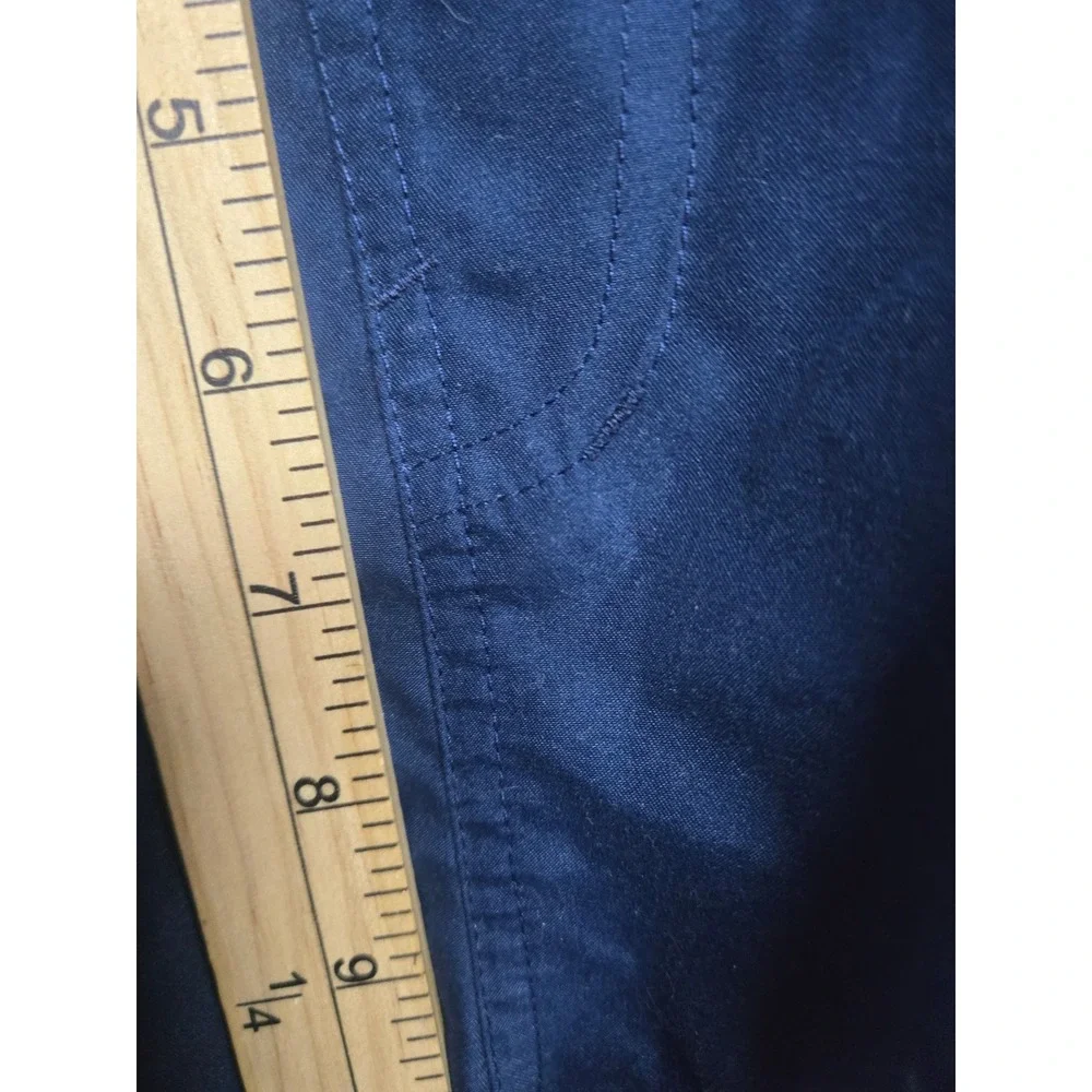 Nike Mens Navy Blue Colorblock Mesh Lined Swim Trunks NESS8401 Medium
