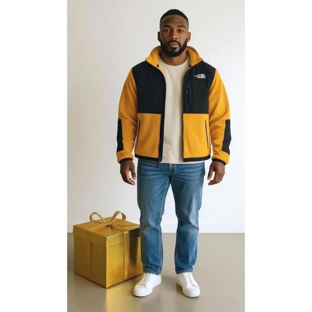 $200 The North Face Retro Denali Jacket SUMMIT GOLD NF0A88XH Men’s Size XXL