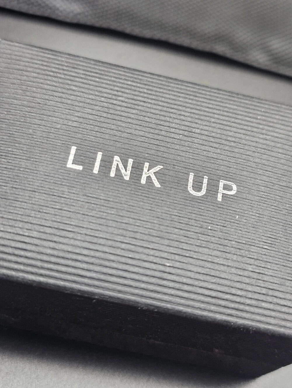 Link Up Silver Horseshoe Cufflinks in Original Box