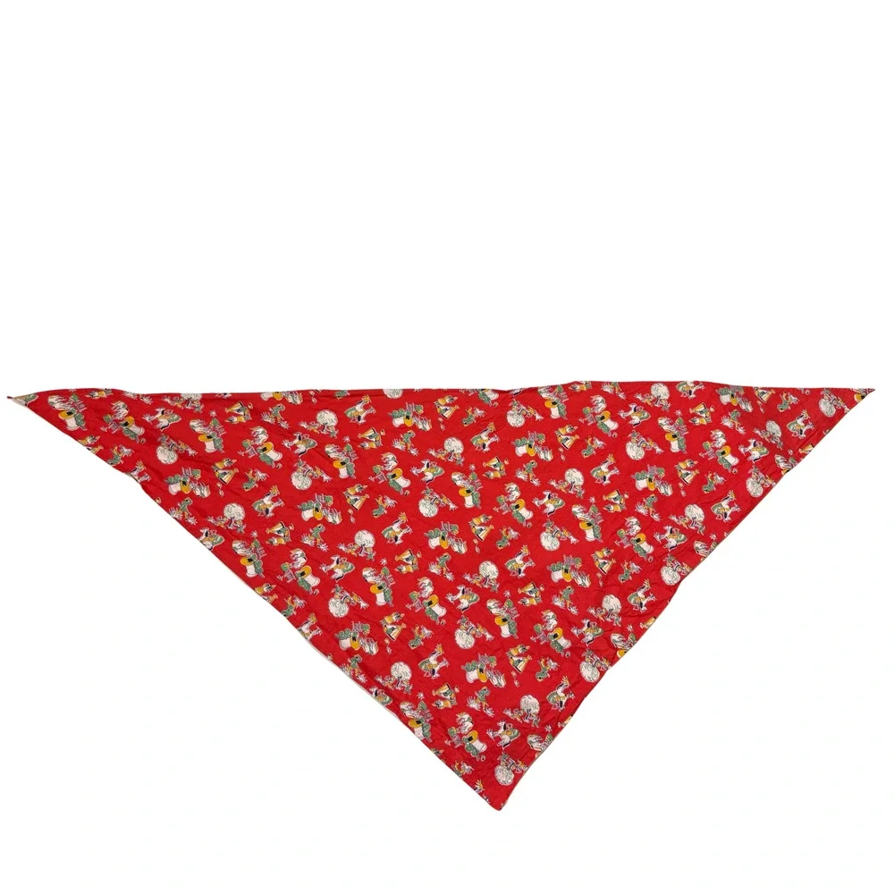 Handmade red triangle