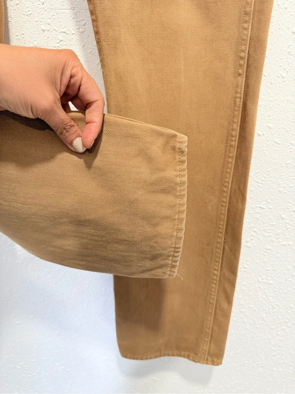 J. Crew 484 slim Men's Straight Jeans in Camel 32 x 32