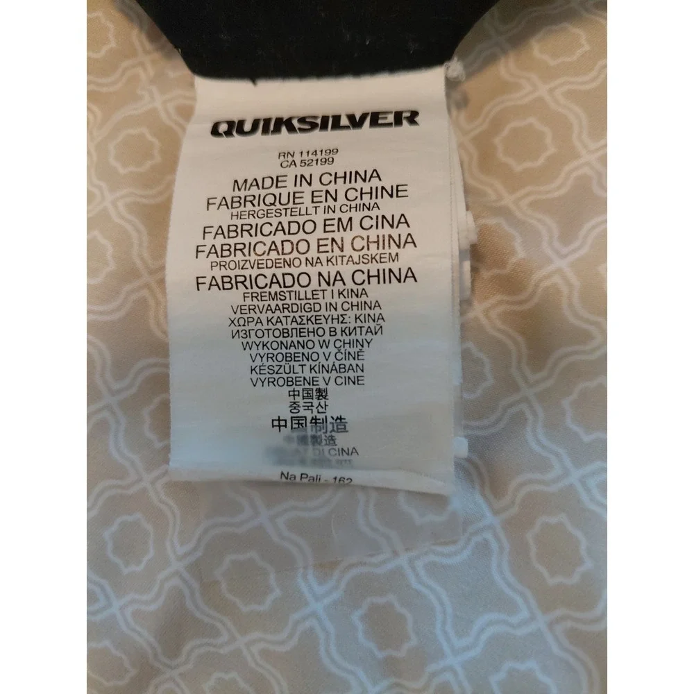 Quiksilver‎ Men's Yellow Red Surfer Board Shorts SZ L Vacation Swim