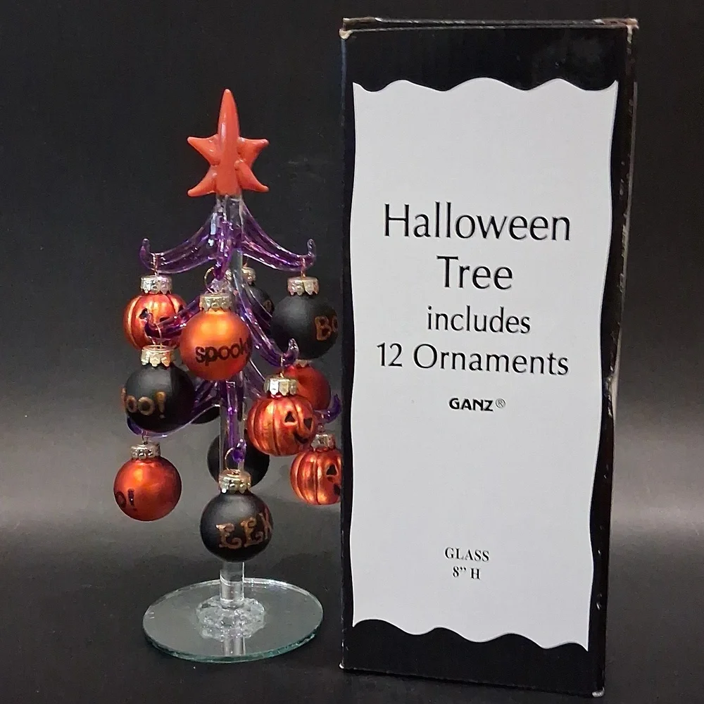 GANZ glass halloween