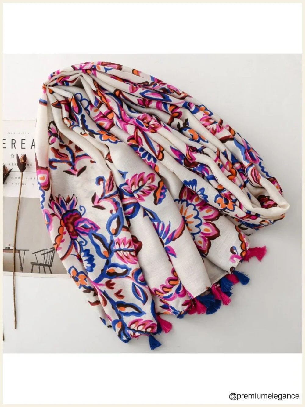 Boho Fringe Shawl Wrap Oversized Scarf Lightweight