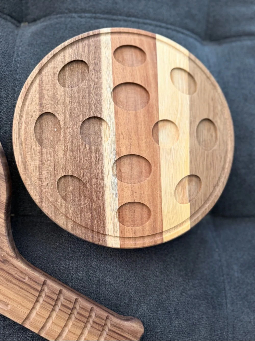 Pickleball Charcuterie Board Set Wood Paddle & Ball Serving Tray Gift