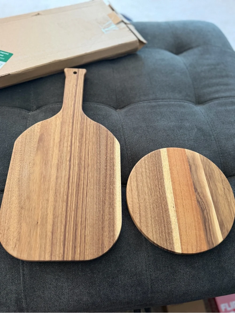 Pickleball Charcuterie Board Set Wood Paddle & Ball Serving Tray Gift