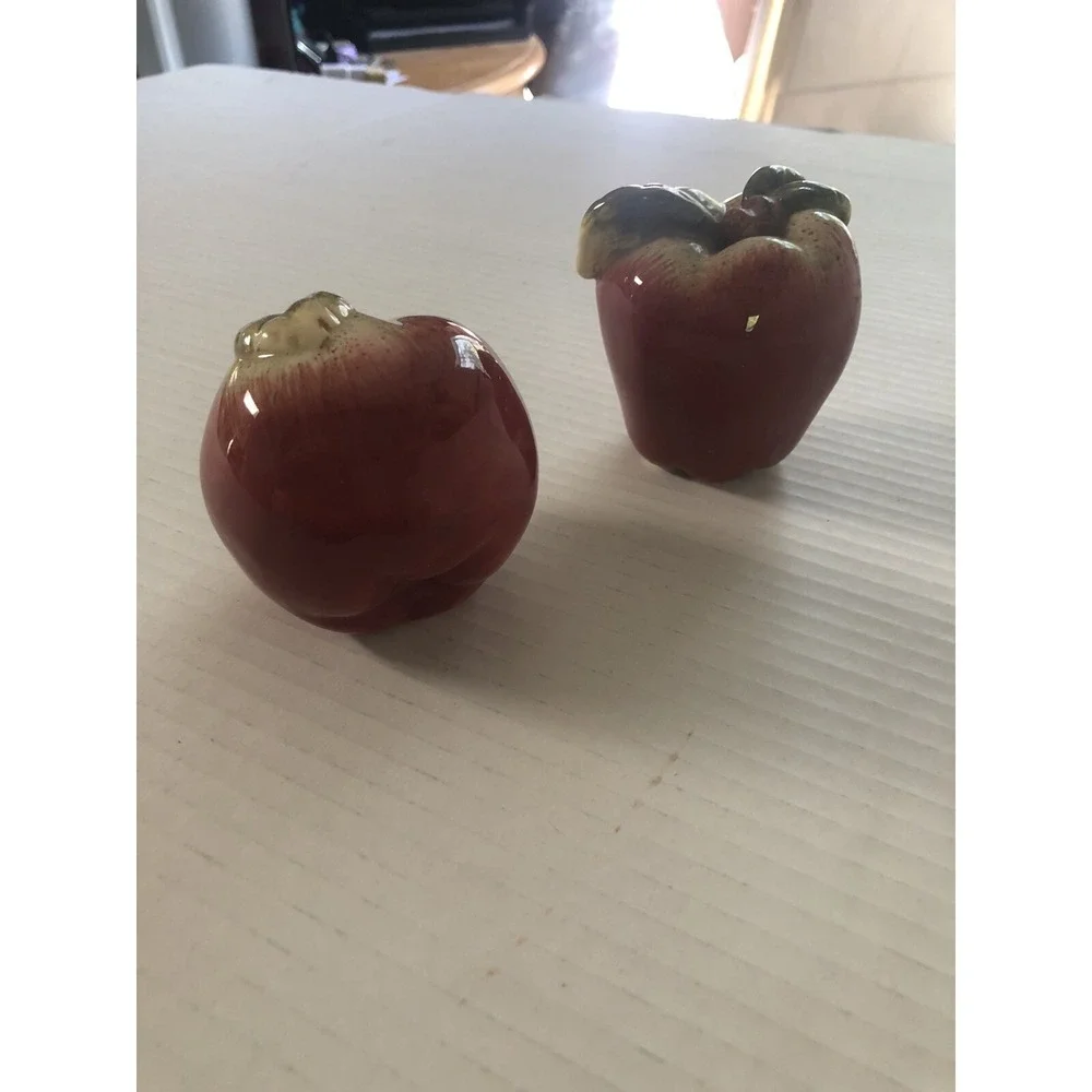 Apple Salt & Pepper Shakers Apple Shaped By Tender Heart Treasures