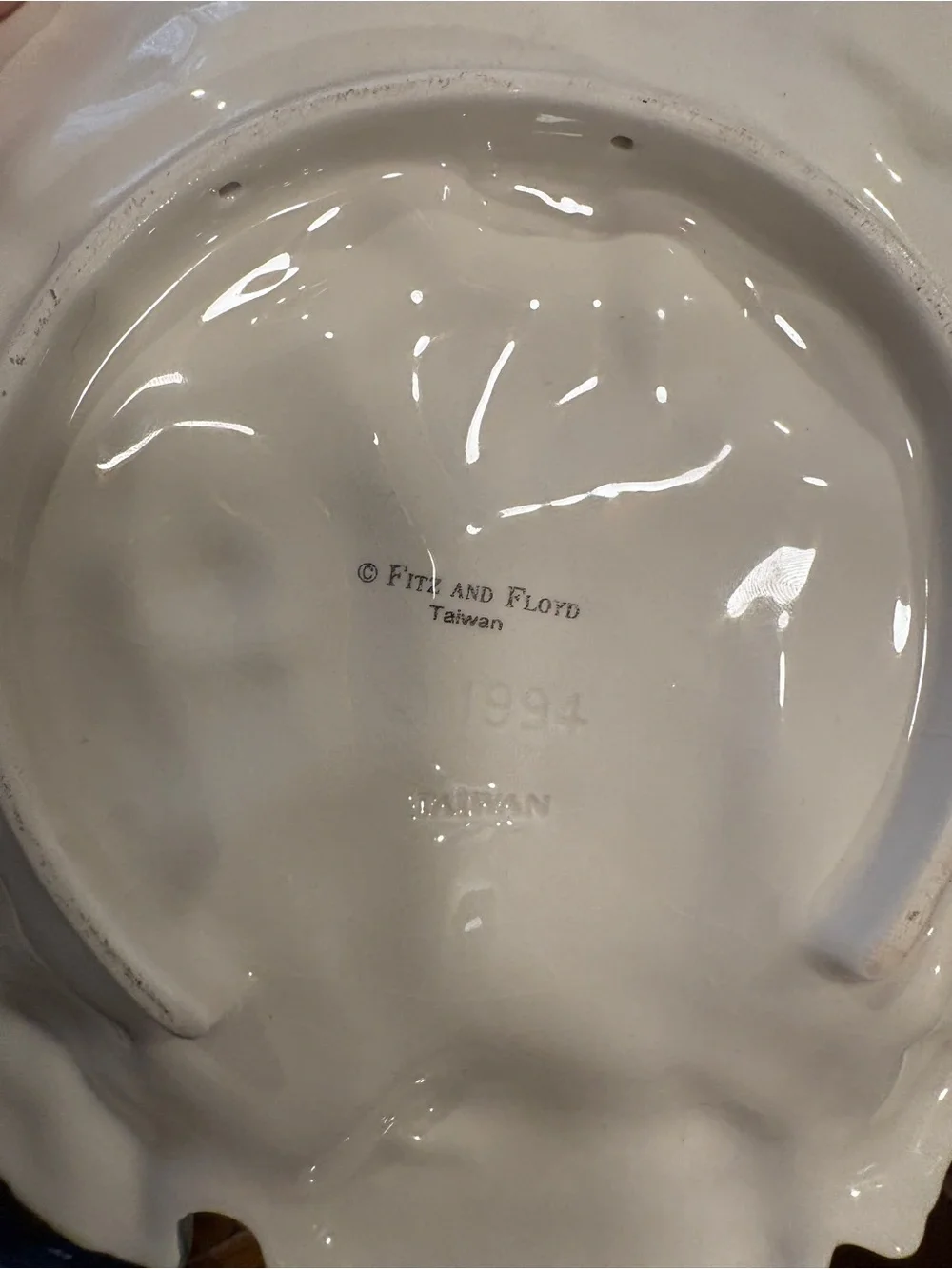 Fitz and Floyd glossy ceramic