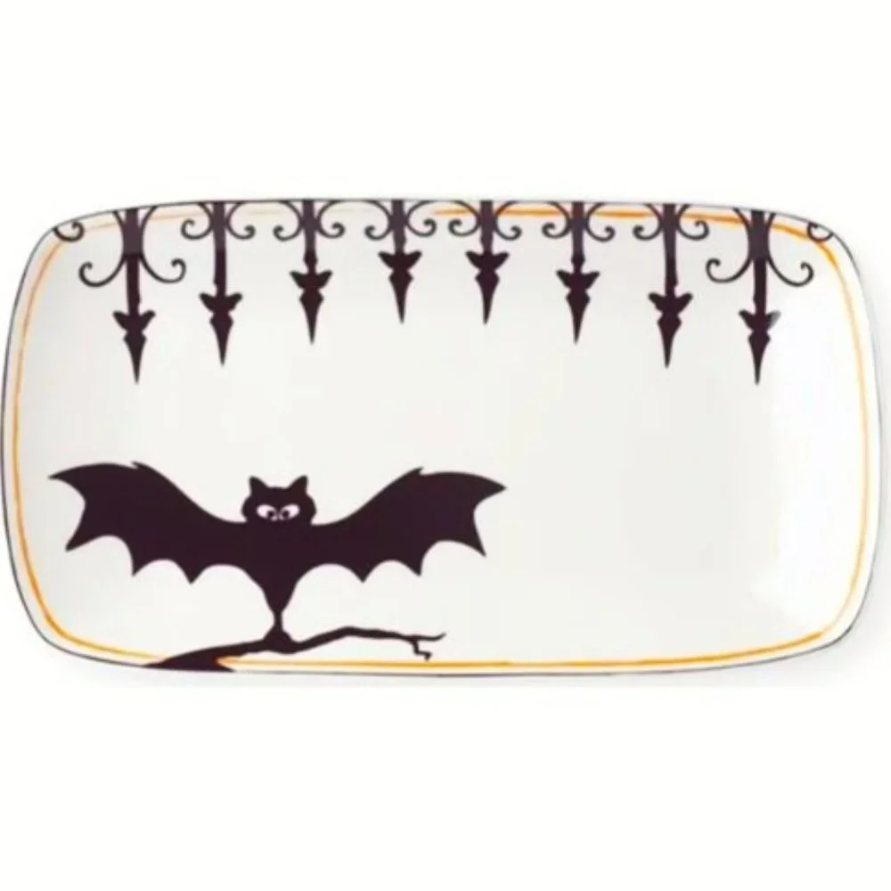 Lenox Hors d'Oeuvre Tray Eternal‎ Halloween 13 3/4