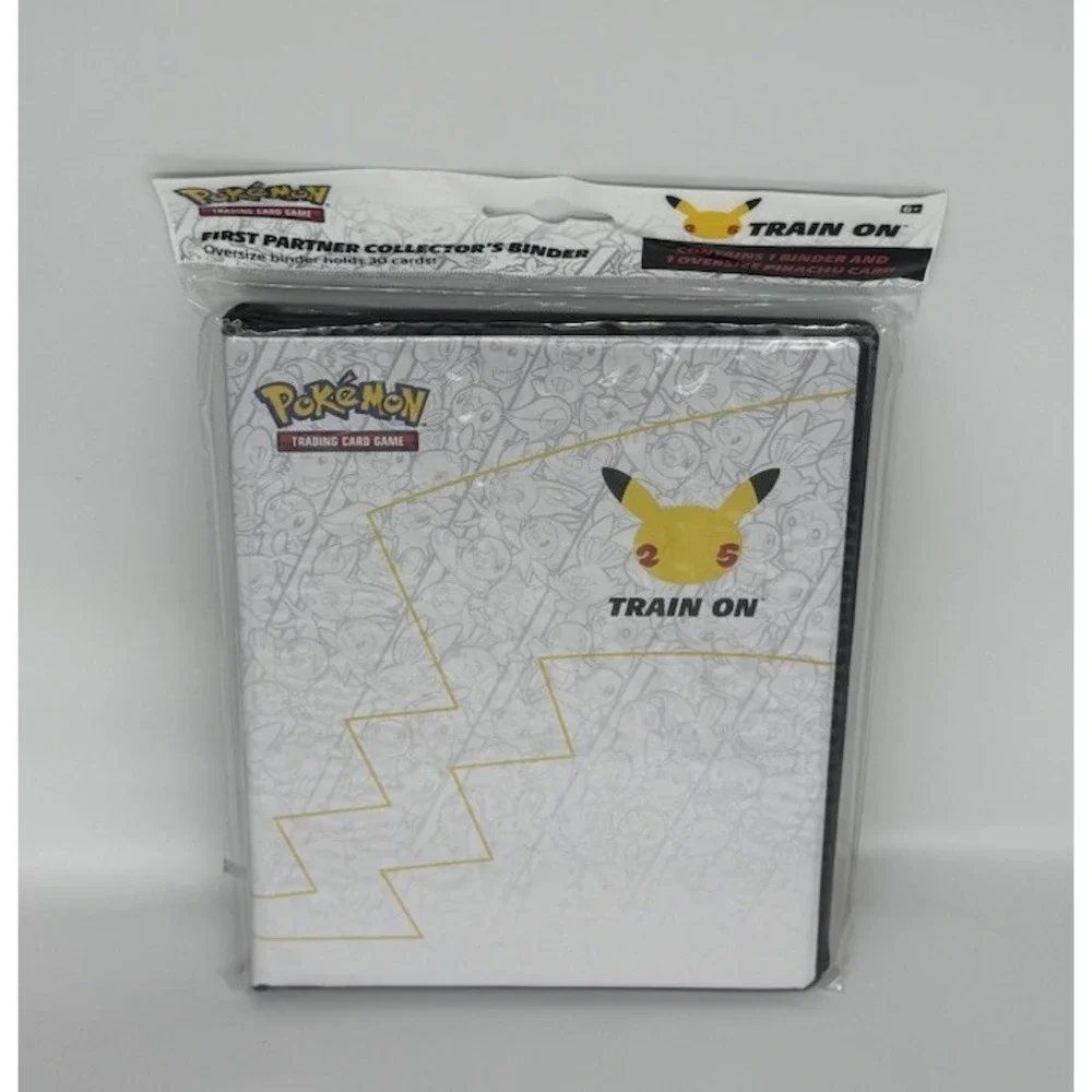 Pokémon TCG 25th Anniversary First Partner Collector's Binder Pikachu New Sealed