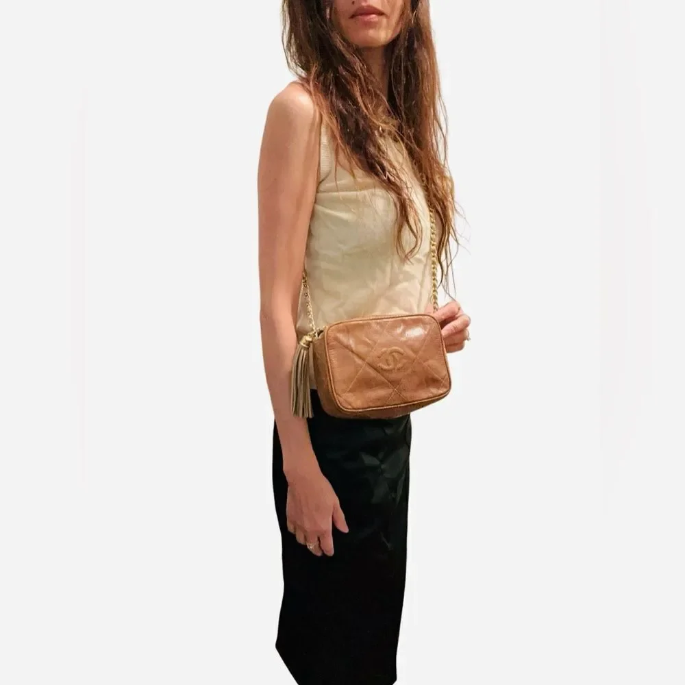 CHANEL perfect pattern tan