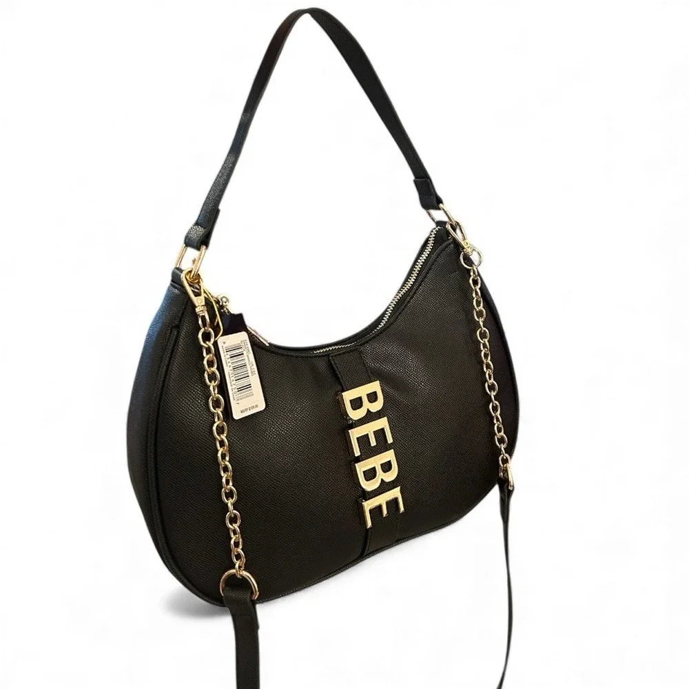 Bebe Emmett Small‎ Hobo Bag - Black - NWT