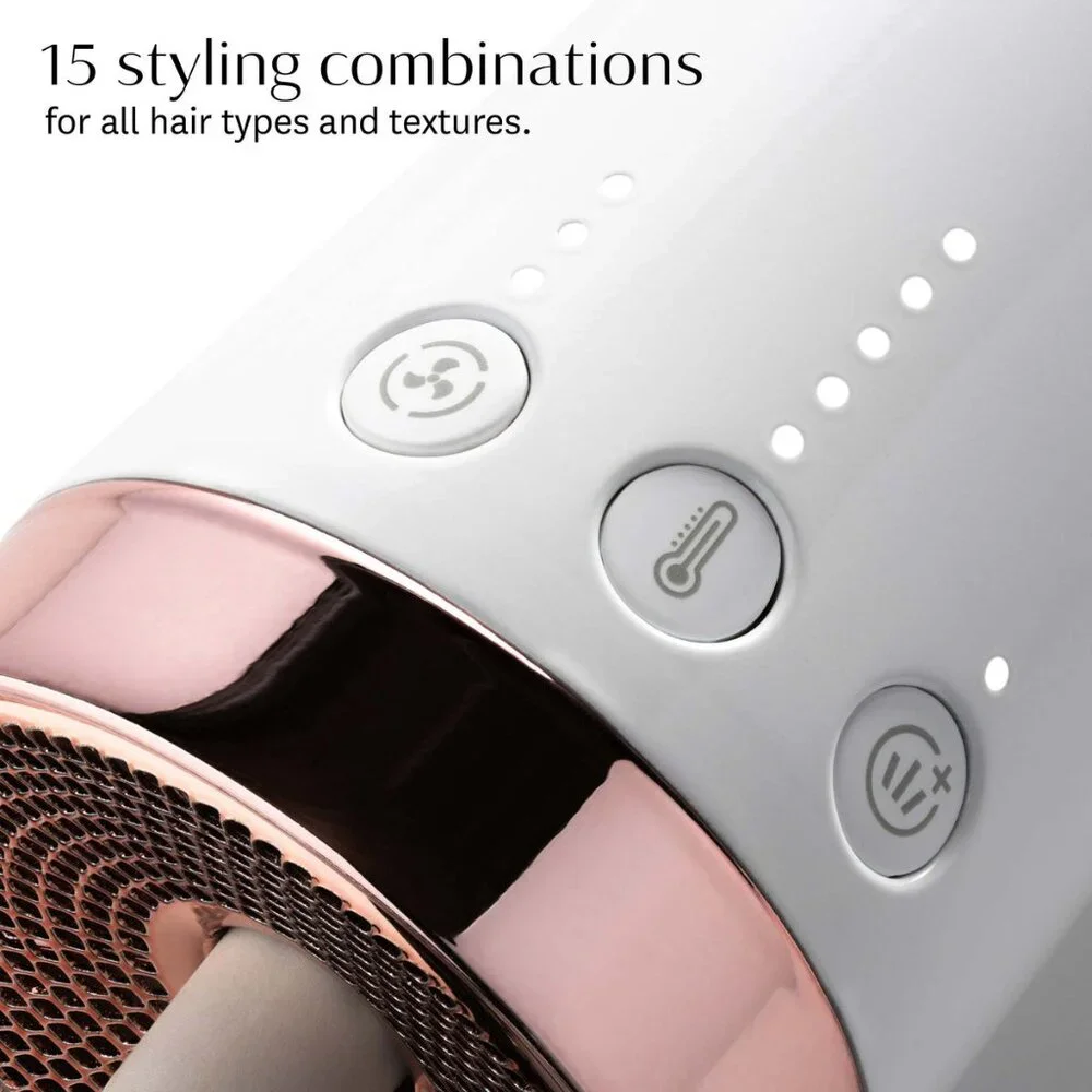 T3 AIREBRUSH DUO Dual-Attachment‎ Blow Dry Brush NWT
