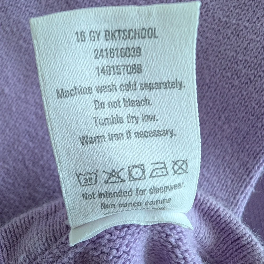 Gymboree Girls Lavender Knit Cardigan with Floral Pockets Size 5T
