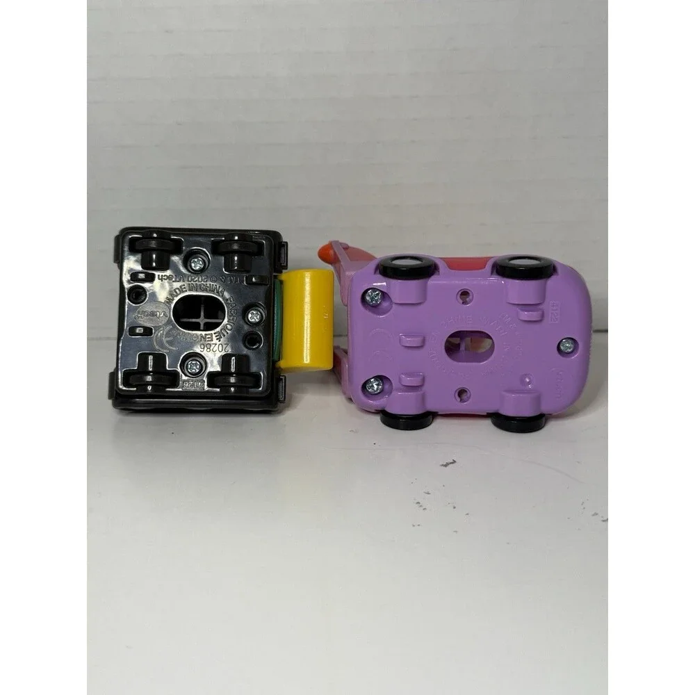 VTech Go Go Smart Wheels Ben Bulldozer & Frannie Pink Car Lot 2