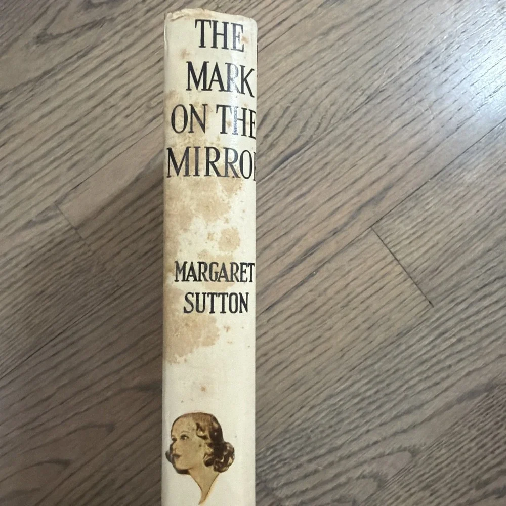 The Mark on the Mirror, Judy Bolton Myster, by Margaret Sutton HC/DJ 1942 Red‎