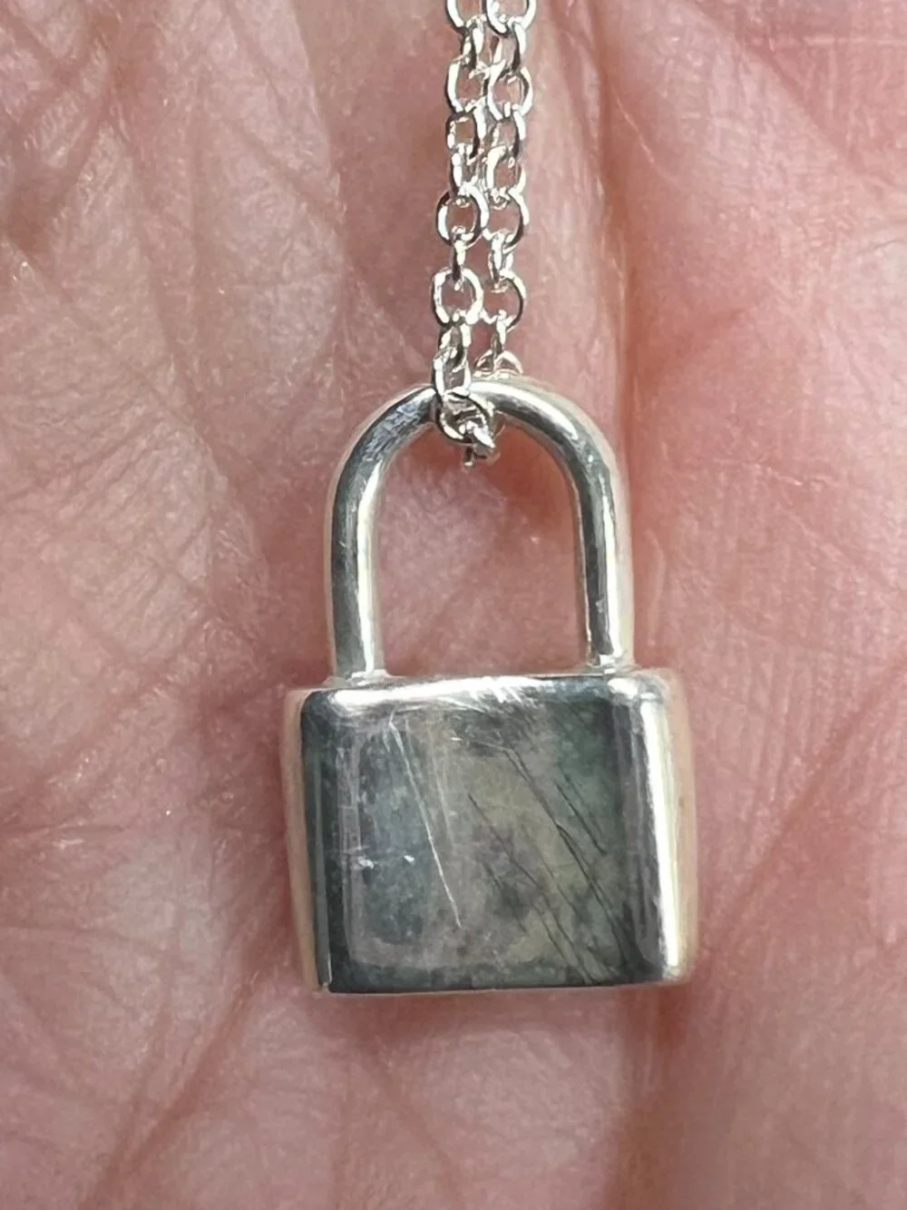 NWOT - Tiffany & Co. 1837 Iconic Lock Pendant Necklace Sterling Silver 925