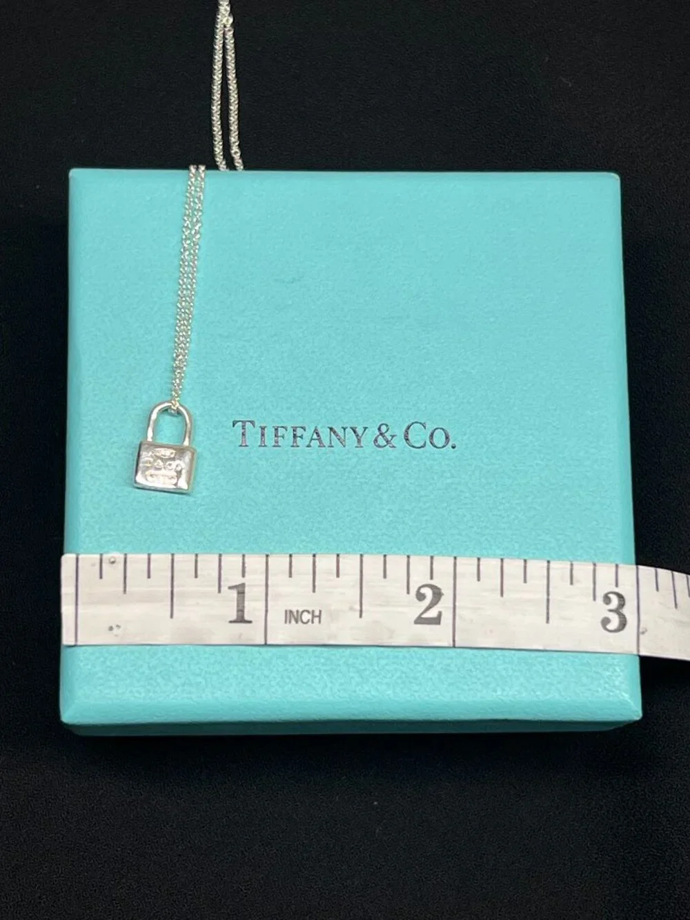 NWOT - Tiffany & Co. 1837 Iconic Lock Pendant Necklace Sterling Silver 925
